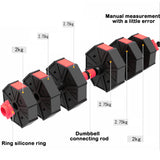 Adjustable Dumbbell Pair, 66 lbs - Podwave